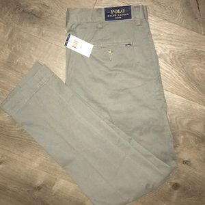 Slim Fit Ralph Lauren Polo Grey Pants NWT